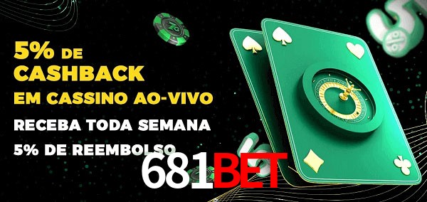Promoções do cassino ao Vivo 681bet
